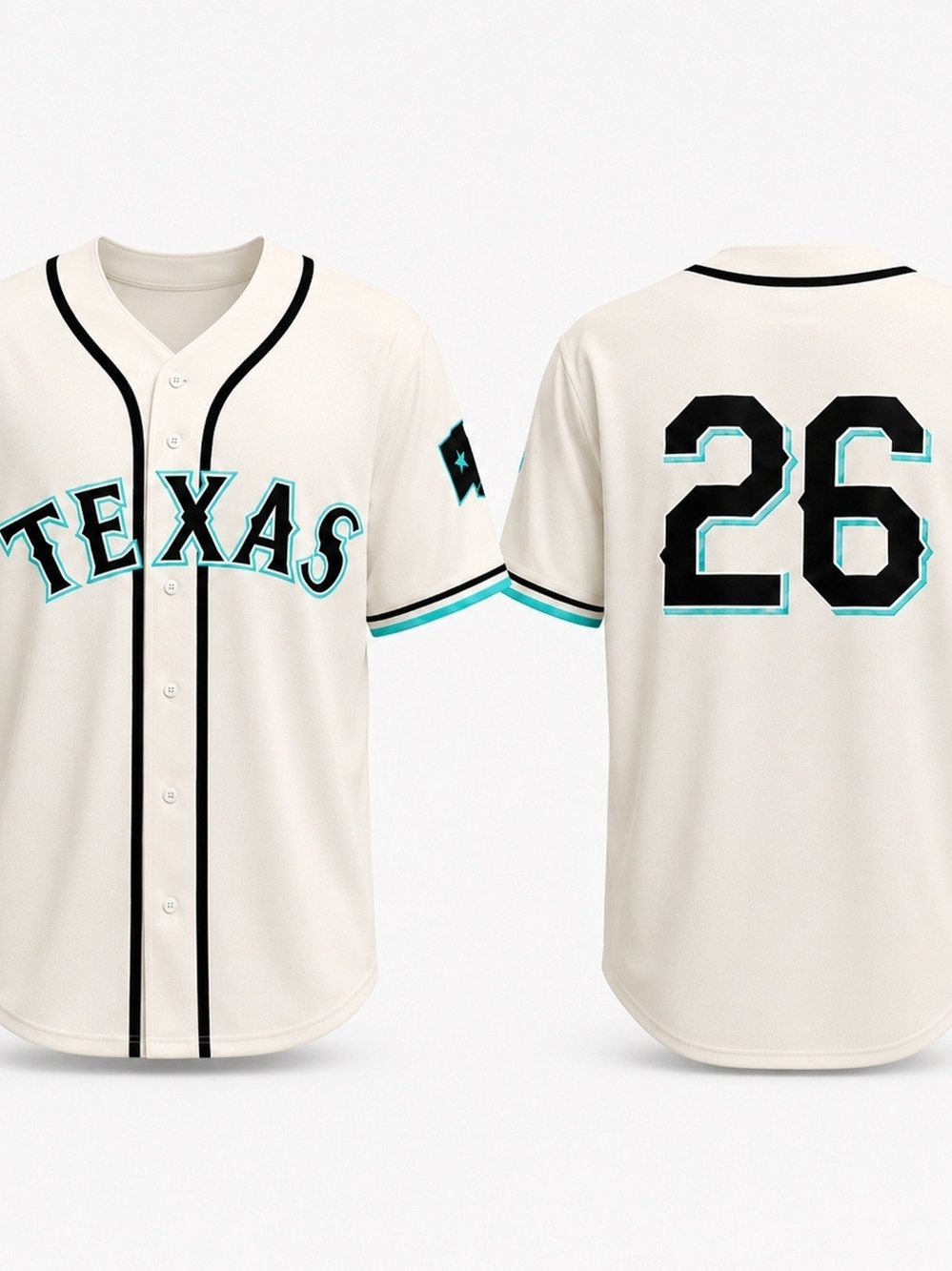 Texas Rangers Dude Perfect Rheme Night 8/21 Jersey, Large
